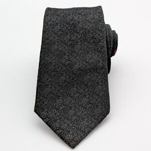Wings Original Slim Fit Tie Charcoal Gray / Red